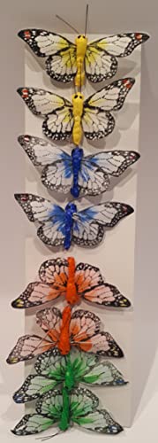 Set mit 8 Schmetterlingen 6 x 4 cm von Comarco Sa