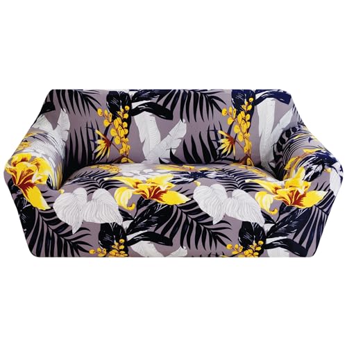Comart - Fashion Sofabezug - Sofabezug für 3-Sitzer-Sofa - elastisch mit Armlehnen - Rutschfester Bezug - Flecken- und Kratzfest - Atmungsaktiv - Maschinenwaschbar - Tropical Hellblau Comart - Fashion Sofabezug - Sofabezug für 3-Sitzer-Sofa - elastisch mit Armlehnen - Rutschfester Bezug - Flecken- und Kratzfest - Atmungsaktiv - Maschinenwaschbar - Tropical Hellblau von Comart