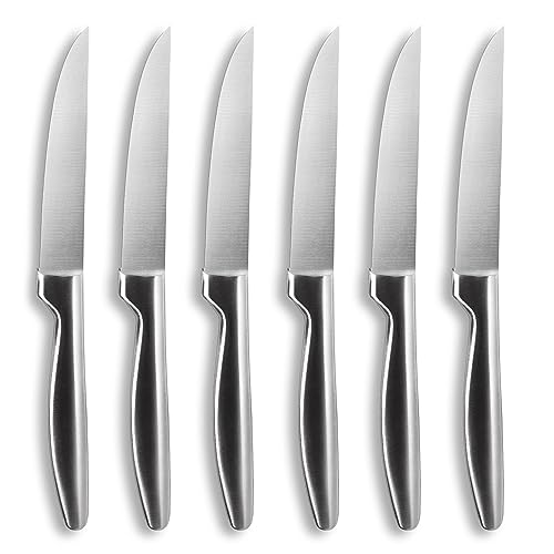 Comas Steakmesser BOJ Satin 6er Set, Fleischmesser mit Satin-Finish, Edelstahl, 22.1 cm, 2999 von Comas