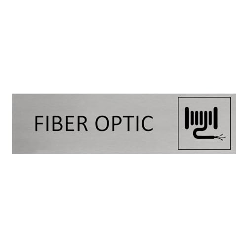 CombiCraft Alu Türschild Fiber Optic 165x45mm mit Klebeband von CombiCraft