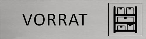 CombiCraft Aluminium Türschild Vorrat 165x45mm von CombiCraft