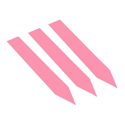 CombiCraft PVC Stecketiketten 120 x 20 mm Pink - 100 Stück - Ideal für Farbcodesystemen in Gemüsegärten, Gärten und Gartencentern - Beschreibbar mit Stift - Wetterbeständig von CombiCraft