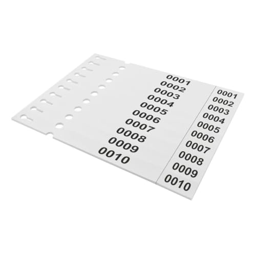 CombiCraft Ringetiketten 250x20 mm mit Lochung 200 Etiketten von CombiCraft