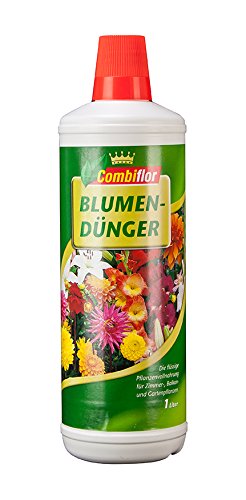 Combiflor Blumendünger 7+3+6 1Liter für Zimmer-, Balkon- und Gartenpflanzen von Combiflor