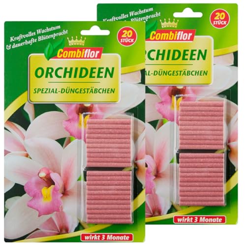 Combiflor Düngestäbchen Orchideen Orchideendünger 40 Stück Phalaenopsis von Combiflor