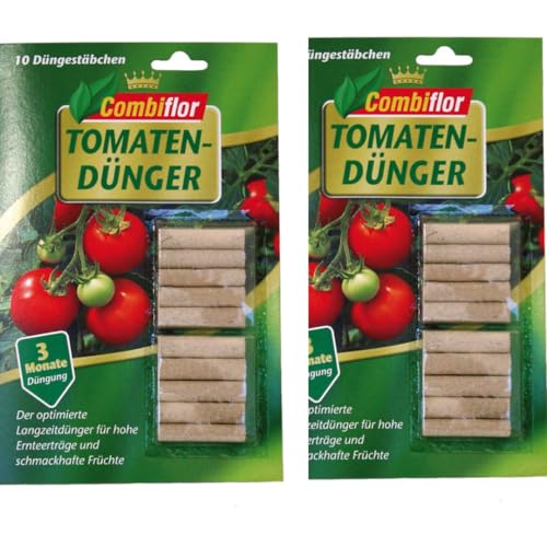 Combiflor XXL Düngestäbchen Tomaten 20 Stück Tomatendünger von Combiflor