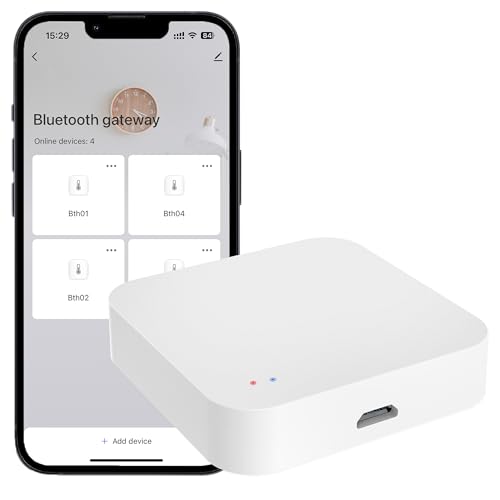 Comboss 5.0 Bluetooth-Gateway: Smart Bluetooth Hub, kabelloses Fernbedienungs-Gateway, Smart Hub für Heimautomatisierung, funktioniert mit Smart Life/Tuya-App, kompatibel mit Alexa Google Home von Comboss