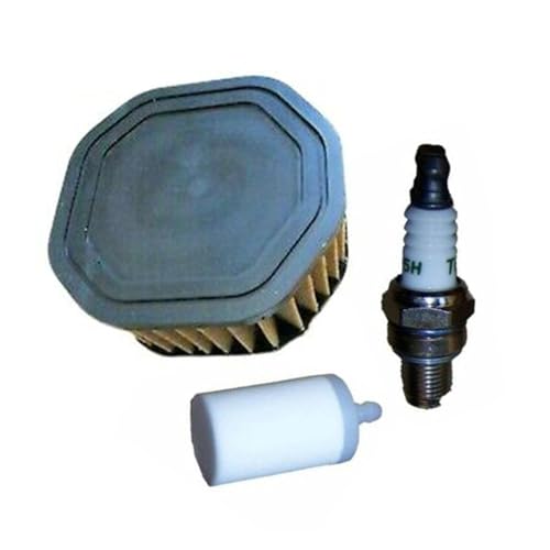 1 Satz Kettensägenteile for Husqvarna 394 395XP Kettensäge 537444401 Luftfilter Kraftstofffilter Zündkerze Tune-Up-Filter Wartungsset Kettensägenteile von Comcapy