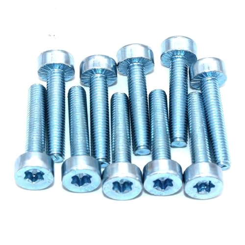10 Stück T27 Torx-Schraube M5 x 25 for Stihl Dolmar Oleo-Mac Kettensäge Bruchutter Gebläse von Comcapy