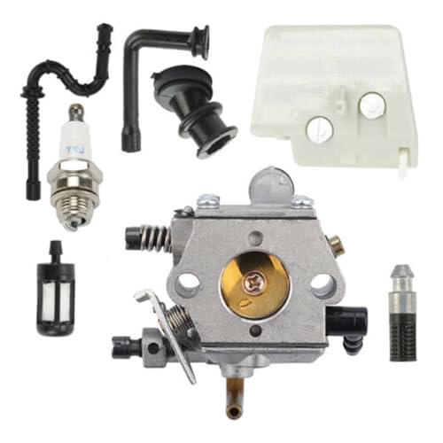 1SET Vergaser Combo Kit passend for Stihl 024 026 MS260 Kettensäge for Walbro 1121-120-0611 WT426 Kettensägenwerkzeuge Teile von Comcapy