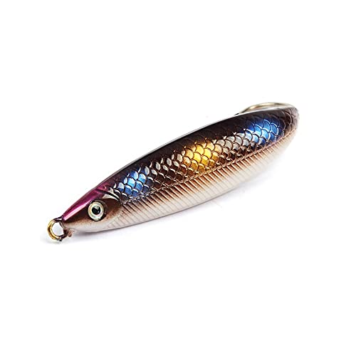 1pc 7g 18G Neues Anti -Gras -Fischerei Wobbler künstlicher Hartköder Swimbait lebensechter Fisch for Basskarpfenfischereiköder (Color : 4, Size : 6cm 7.2g) von Comcapy