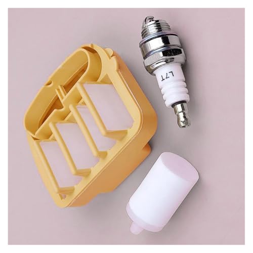 1pc Luftfilter + 1pc Kraftstoff Filte + 1pc Zündkerze for Husqvarna 545 550XP for Jonsered CS2253 Kettensäge Teile Ersetzen 522675405 von Comcapy