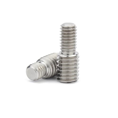 2/5 Stück Stecker auf Stecker M3 auf M4 auf M6 auf M8-20 304 A2 Edelstahl-Gewindeadapter Außengewinde Doppelkopf-Übertragungsschraube (Color : 5pcs M4x8-M6x6) von Comcapy