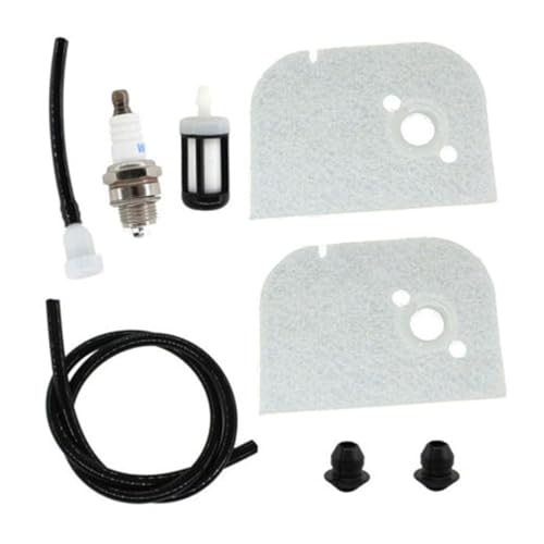 Luftfilter Kraftstofffilter Kraftstoffleitung Tülle Service Kit for STIHL 009 009L 010 011 012 Kettensäge mit Zündkerze Kraftstoffleitung von Comcapy