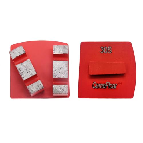 ComeFloor Diamant-Schleifscheiben für Betonbodenvorbereitung und Entfernung dünner Epoxidharz, kompatibel mit Scanmaskin-Schleifern, Körnung 30/40, Doppelstabsegmente, weich, 9 Stück ComeFloor Diamant-Schleifscheiben für Betonbodenvorbereitung und Entfernung dünner Epoxidharz, kompatibel mit Scanmaskin-Schleifern, Körnung 30/40, Doppelstabsegmente, weich, 9 Stück von ComeFloor