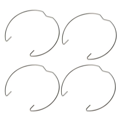 Comebachome Lampenhalterungsklemmring, 4pcs 35mm MR11 Stützring -Clip, herzförmige LED -Halogen -Glühbirnenhalter für in eingebaute Beleuchtungslampe von Comebachome