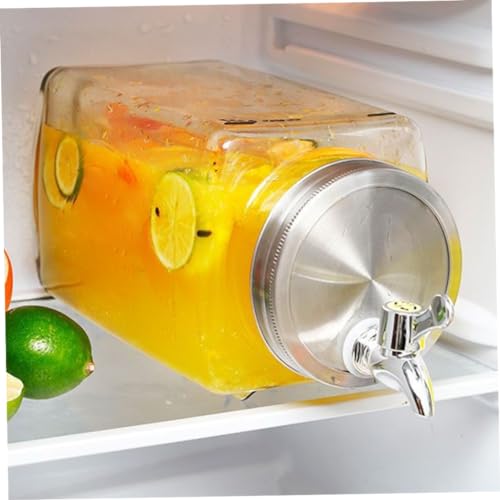 Getränkespender Glas Getränkespender 3L Getränkespender mit Zapfhahn Getränkespender Glas Getränkespender Wasserspender Kühlschrank Proofer Wasserspender Glas für Refrach von Comebachome