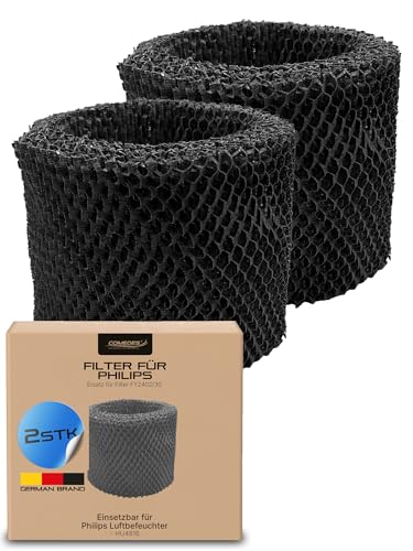 Comedes Ersatzfilter für Philips HU4816 Luftbefeuchter | kompatibel mit FY2402/30 Originalfilter | hygienische Luftbefeuchtung mit bis zu 99% weniger Bakterien (2 Stück) von Comedes