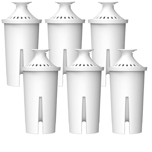 Comedes Filter-Kartusche einsetzbar statt Brita Classic OB03, Mavea 107007, 35557, PearlCo, Aqua Optima RUF91, TÜV SÜD zertifiziert, BPA frei (6 Stück) von Comedes