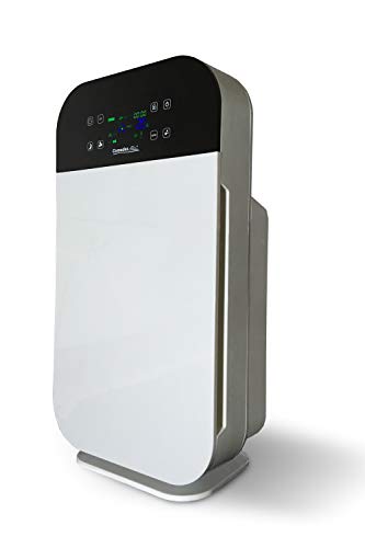 Comedes Lavaero 280 – Starker 7-Stufen Luftreiniger, Luftfilter inkl. Aktivkohle, HEPA-Filter und Ionisator | Mit Luftqualitätssensor | Ideal für Allergiker & Asthmatiker | Räume bis 55m² von Comedes