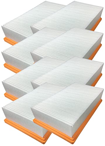 Comedes Polyester-Flachfaltenfilter für Bosch Sauger GAS 35-55, Ersatz für Bosch Filter 2607432034 (8 Stück) von Comedes