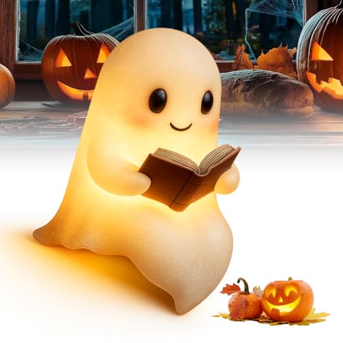 ComedyKing Halloween Deko Geister, 2025 Neu Einstellbare Halloween Decke Beleuchtung Geister, Batteriebetrieb für Wohnzimmer Zimmer (1pcs, Groß) von ComedyKing