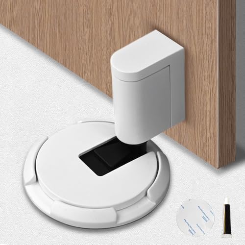 Magnetischer Türstopper, Türstopper Boden, Selbstklebend Schwer Türhalter, Tür Stopper Ohne Bohren Höhenverstellbarer Türpuffer, Wind-resistant Mechanical Silent Door Stop (#A) von ComedyKing