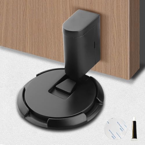 Magnetischer Türstopper, Türstopper Boden, Selbstklebend Schwer Türhalter, Tür Stopper Ohne Bohren Höhenverstellbarer Türpuffer, Wind-resistant Mechanical Silent Door Stop (#F) von ComedyKing