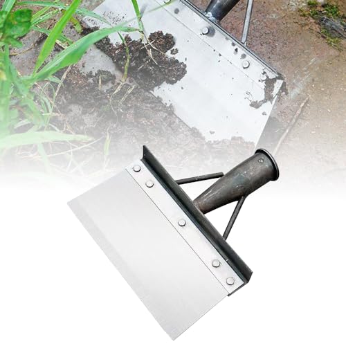 Multifunctional Cleaning Shovel, Weeding Planting Farm Weeding Tool, Outdoor Multifunktionale Reinigungsschaufel, Gartenschaufel, Reinigungsschaufel aus Edelstahl für Unkraut und Moos (20cm) von ComedyKing