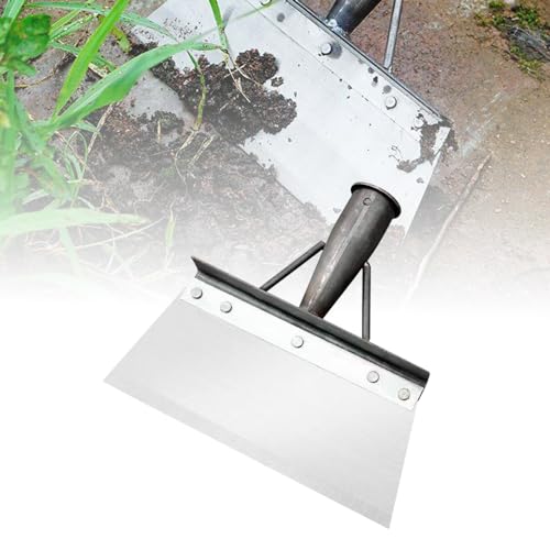 Multifunctional Cleaning Shovel, Weeding Planting Farm Weeding Tool, Outdoor Multifunktionale Reinigungsschaufel, Gartenschaufel, Reinigungsschaufel aus Edelstahl für Unkraut und Moos (23cm) von ComedyKing