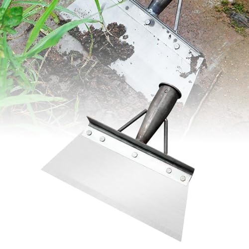 Multifunctional Cleaning Shovel, Weeding Planting Farm Weeding Tool, Outdoor Multifunktionale Reinigungsschaufel, Gartenschaufel, Reinigungsschaufel aus Edelstahl für Unkraut und Moos (25cm) von ComedyKing