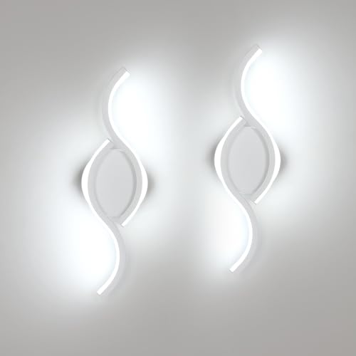 Comely 2Stk LED Wandleuchte Innen, 12W 1350LM Moderne Wandlampe Wandleuchten zur Wandmontage für Wohnzimmer, Flur, Schlafzimmer, Kaltweiß Licht 6500K, Weiß, 35.5cm Comely 2Stk LED Wandleuchte Innen, 12W 1350LM Moderne Wandlampe Wandleuchten zur Wandmontage für Wohnzimmer, Flur, Schlafzimmer, Kaltweiß Licht 6500K, Weiß, 35.5cm von Comely
