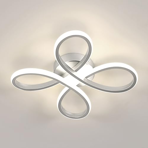 Comely LED Deckenleuchte, 30W 30cm Modern LED Deckenlampe Deckenbeleuchtung für Wohnzimmer Schlafzimmer Esszimmer, Neutrales Licht 4500K, Silber Comely LED Deckenleuchte, 30W 30cm Modern LED Deckenlampe Deckenbeleuchtung für Wohnzimmer Schlafzimmer Esszimmer, Neutrales Licht 4500K, Silber von Comely