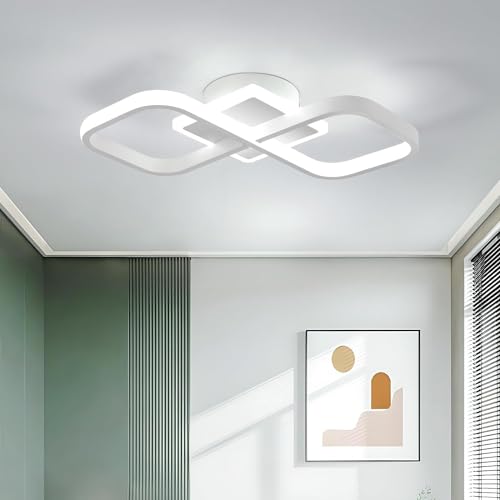 Deckenlampe LED 36W 4000LM, Weiß Quadrat LED Deckenleuchte Moderne, LED Deckenbeleuchtung für Wohnzimmer Schlafzimmer SalonBalkon, Kaltweißes Licht 6500K von Comely