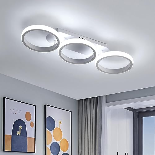 LED Deckenlampe, 32W Modern LED Deckenleuchte, Minimalistisches Design LED Deckenlampe Rund für Schlafzimmer, Wohnzimmer, Esszimmer, Flur, Kaltes Weißes Licht, 6500K von Comely