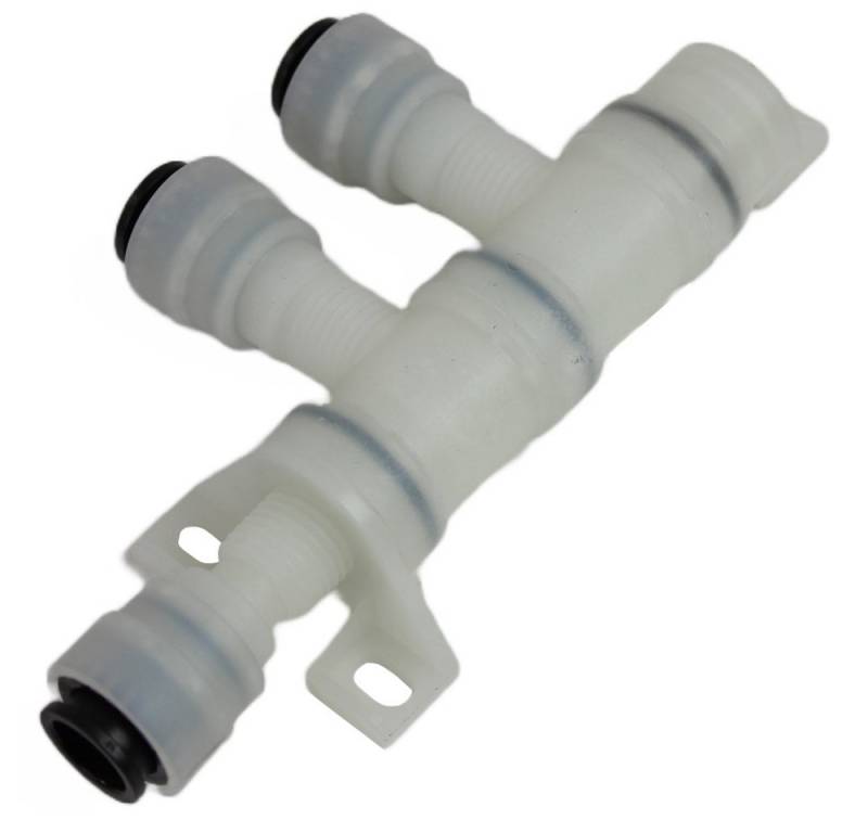 Comet 2-Wege Verteiler JOHN GUEST 12 mm Wasserverteiler Verteilerblock 360° Wohnmobil Camper von Comet