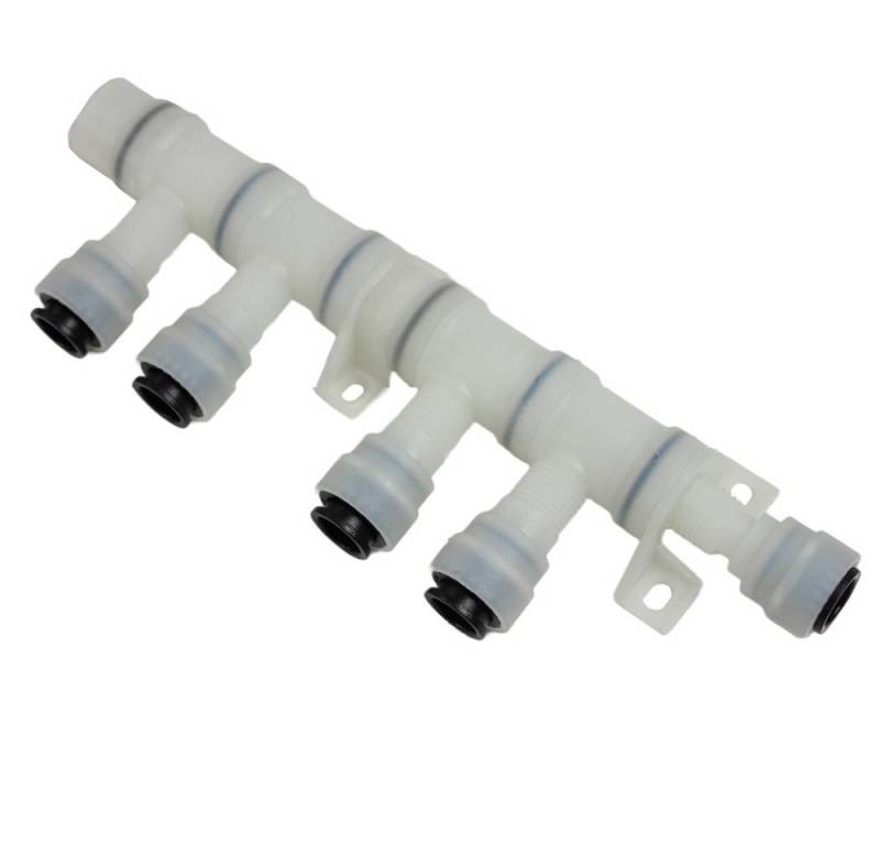 Comet 4-Wege Verteiler JOHN GUEST 12 mm Wasserverteiler Verteilerblock 360° Wohnmobil Camper von Comet