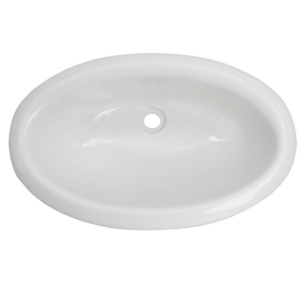 Comet Waschbecken Einlegemulde Waschbecken 450 x 275 x140 mm oval von Comet