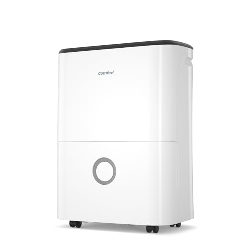 COMFEE' Luftentfeuchter 16L,Raumgröße ca. 80m³(32m²),entfeuchter mit 3 Betriebsarten,24H Timer ,Wassertank 3L,MDDF-16DEN7 von Comfee