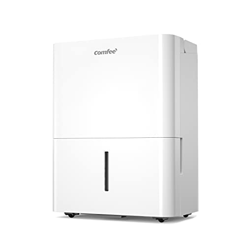 Comfee Luftentfeuchter 10L/24h,Raumgröße ca.40m³(16m²),LED Display,Gegen Feuchtigkeit,Schimme,MDDN-10DEN7,R290,Automatische Entfeuchtung von Comfee