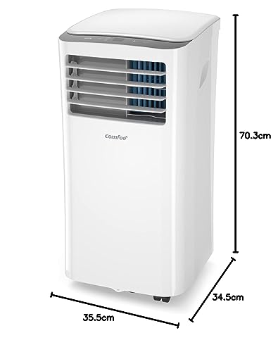 Comfee Mobiles Klimagerät MPPH-08CRN7, 8000 BTU 2,3kW, Kühlen&Ventilieren&Entfeuchten, Raumgröße bis 78m³(29㎡), Mobile Klimaanlage mit Abluftschlauch von Comfee