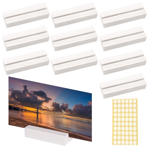 10 Stück Kartenhalter aus Massivholz mit Doppelseitigem Acrylklebeband,Stabil Menükartenhalter Tischkartenhalter Postkartenhalter als Exquisite kreative Ornamente für Hochzeiten Partys Bankette Event 10 Stück Kartenhalter aus Massivholz mit Doppelseitigem Acrylklebeband,Stabil Menükartenhalter Tischkartenhalter Postkartenhalter als Exquisite kreative Ornamente für Hochzeiten Partys Bankette Event von Comforso