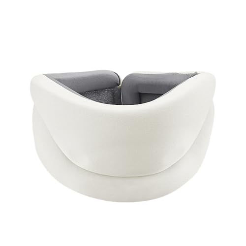 Comforso Nackenstütze Weiche Schaumstoff,Halskrause für Nackenschmerzen und Unterstützung,Verstellbare Cervicalstütze lindert Schmerzen und Druck in Wirbelsäule,Universelle Schlafen (Nylon, Beige) von Comforso