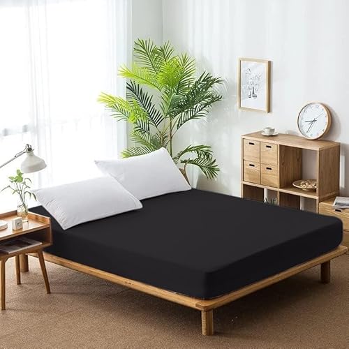 Emperor Matratzenschoner aus 100 % Bio-Baumwolle, 210 x 210 cm, Matratzenbezug, 250 g/m², wasserdichter Matratzenschoner, geräuschlos und vinylfrei, passend für Matratzen bis zu 40 cm von Comfort Beddings