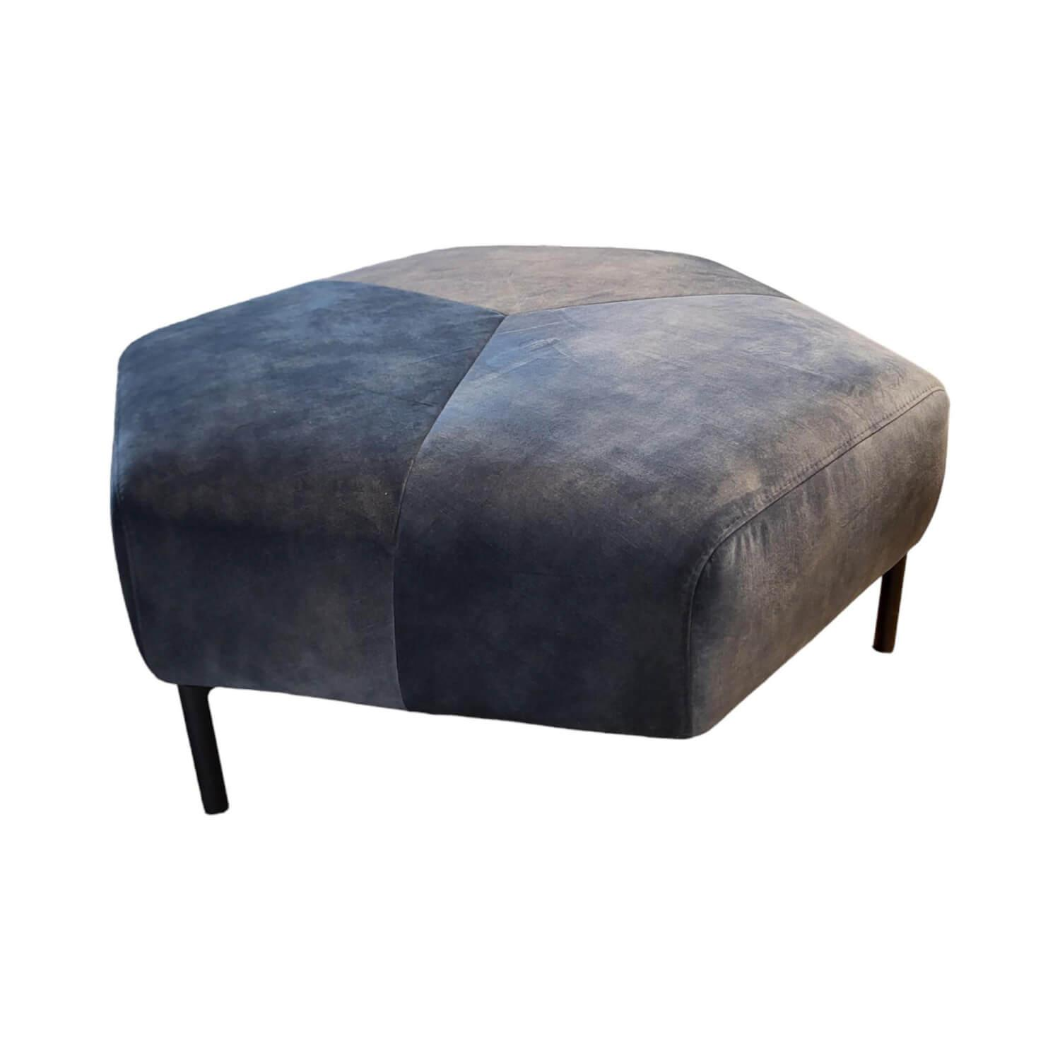 Hocker Franz Stoff Petrol PG IV Schwarz Füße Metall Schwarz Hocker Franz Stoff Petrol PG IV Schwarz Füße Metall Schwarz von Comfort Republic