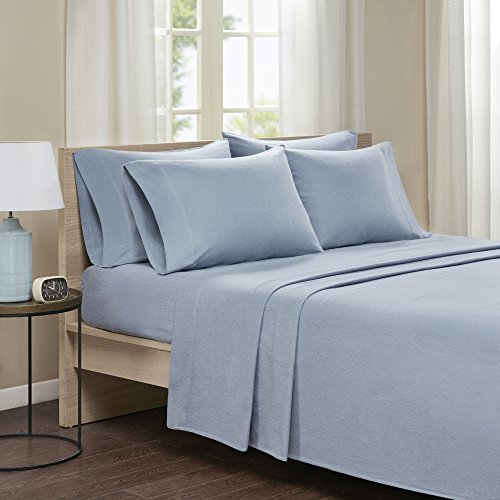 Comfort Spaces Bettlaken mit Kissenbezügen King Solid Blue von Comfort Spaces