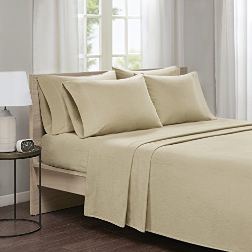 Comfort Spaces Bettlaken mit Kissenbezügen King Solid Tan von Comfort Spaces