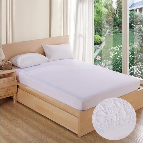 Comfort & Care Apparel Wasserdichter Matratzenschoner – Geräuschloser Frottee-Matratzenschoner – Hypoallergener, superabsorbierender Matratzenschutz mit Spannbetttuch Comfort & Care Apparel Wasserdichter Matratzenschoner – Geräuschloser Frottee-Matratzenschoner – Hypoallergener, superabsorbierender Matratzenschutz mit Spannbetttuch von Comfort & Care Apparel