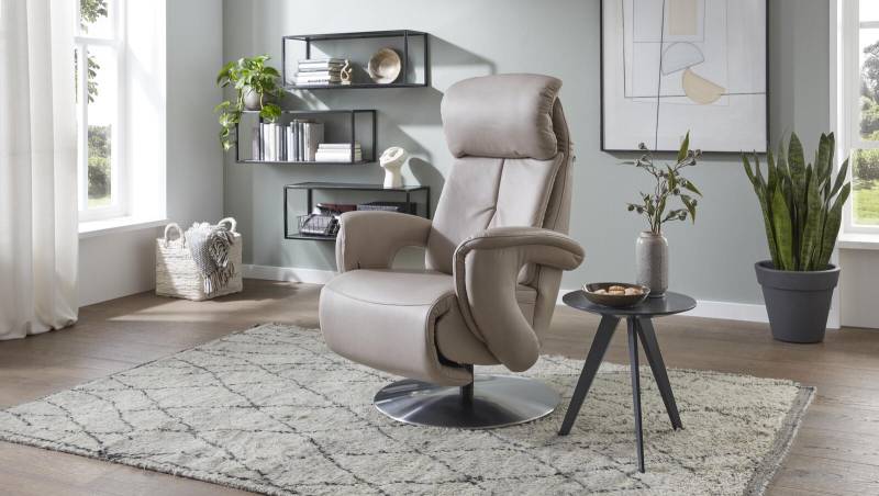 Comfortmaster TV-Sessel CM-HU1157 in Leder Vivre pearl von Comfortmaster