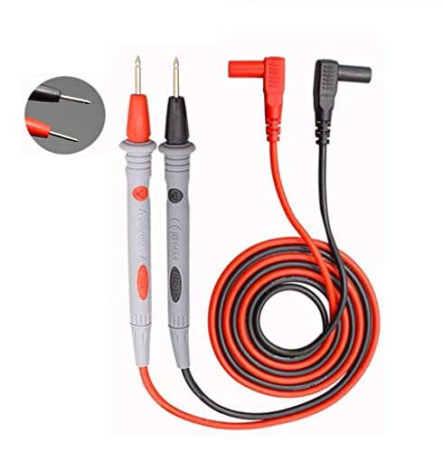 1 Paar Heavy-Duty Multimeter Messleitung 1M, 1000V / 20A /CAT III/IV, Testkabel messspitzen Set für Multimeter von Comforty